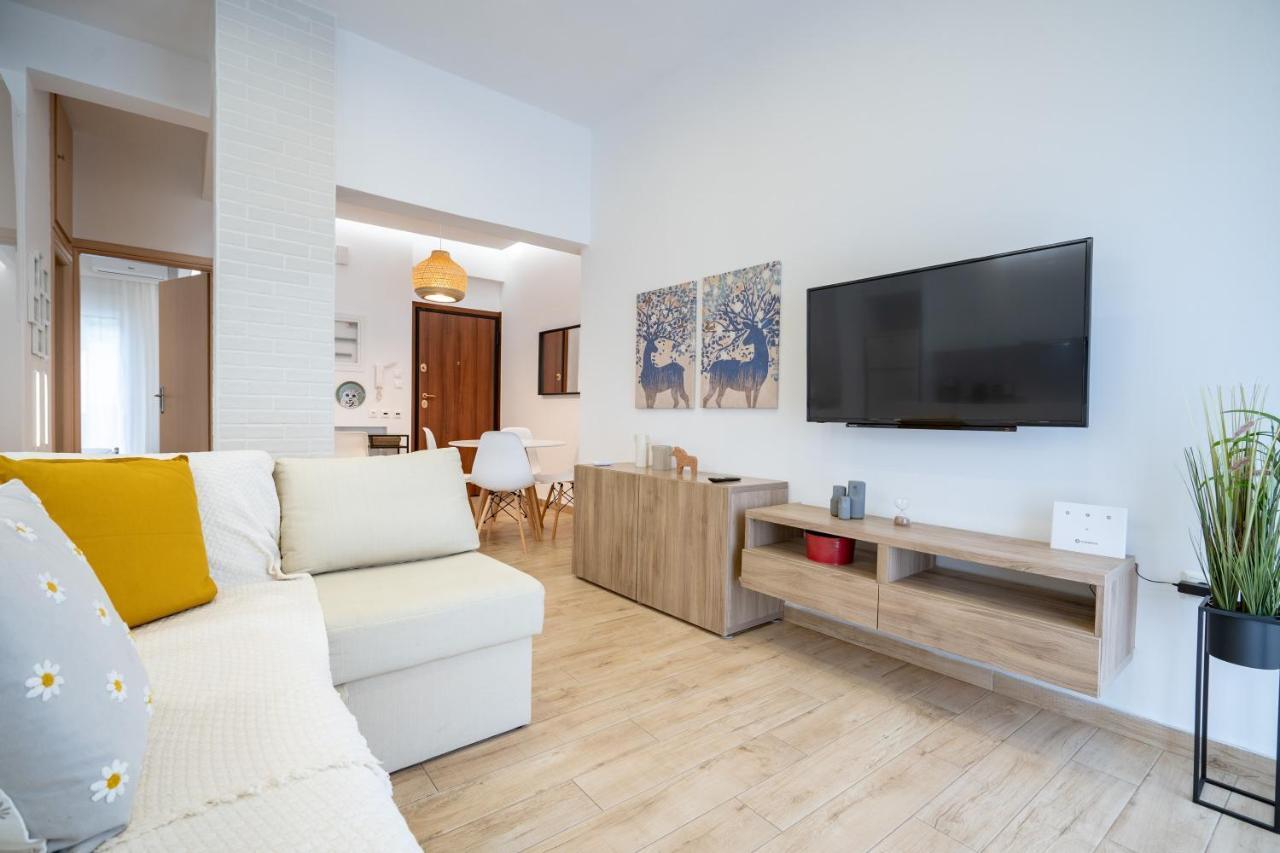 Athens Central Train St. Flat For 4 Pers By Mps Apartment Exterior foto